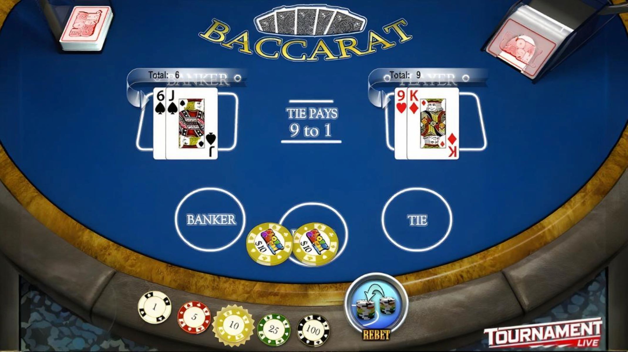 Live Baccarat Tournaments